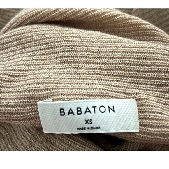 Babaton Camel Color Turtle Neck Dolman Sweater XS - Picture 6 of 6
